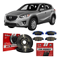 Discos De Freno Traseros Gtx + Pastillas Mazda Cx5 2011 + - Miniatura 1