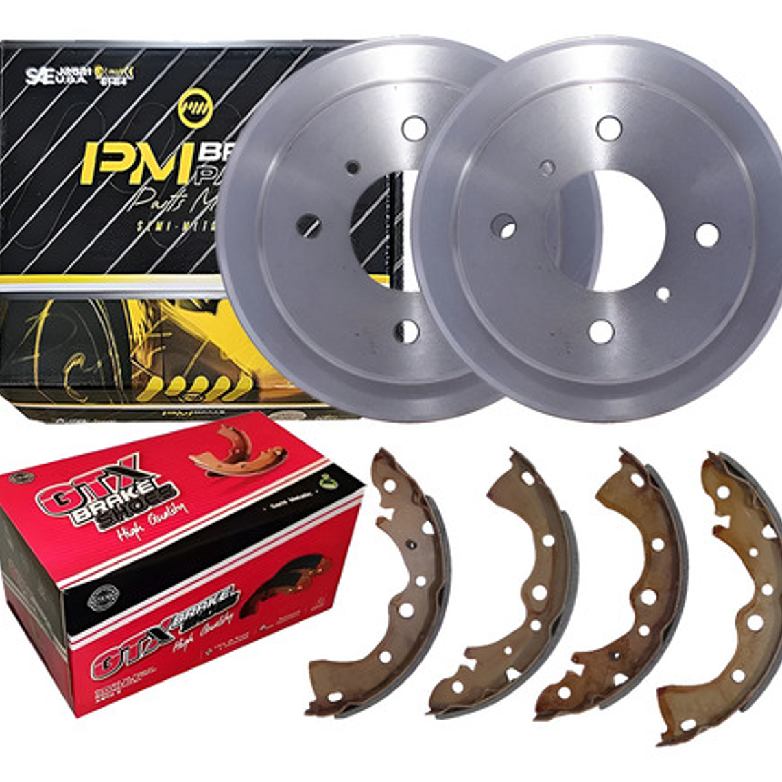 Tambores + Balatas De Freno Traseros Ssangyong Actyon 1