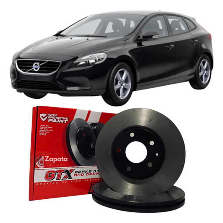 Discos De Freno Delanteros Para Volvo V40 - 2012 2020 1