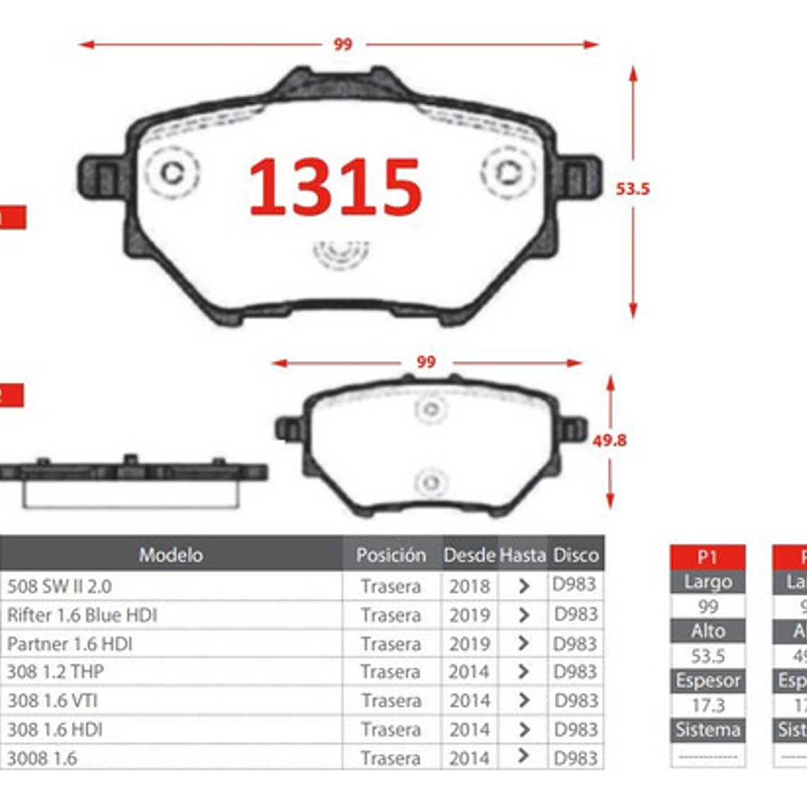 Kit Pastillas Freno Gtx Para Byd Yuan 2022 2024 3