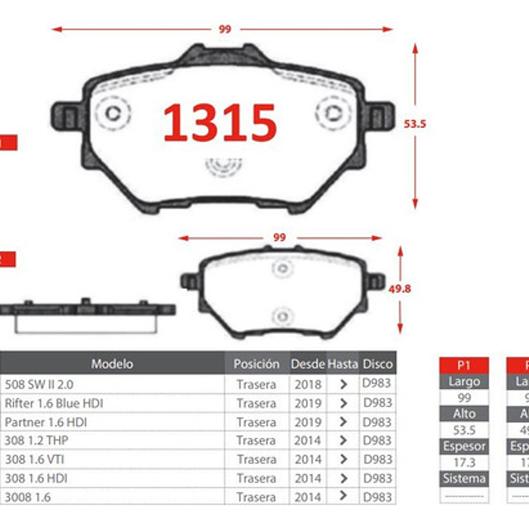 Kit Pastillas Freno Gtx Para Byd Yuan 2022 2024 3