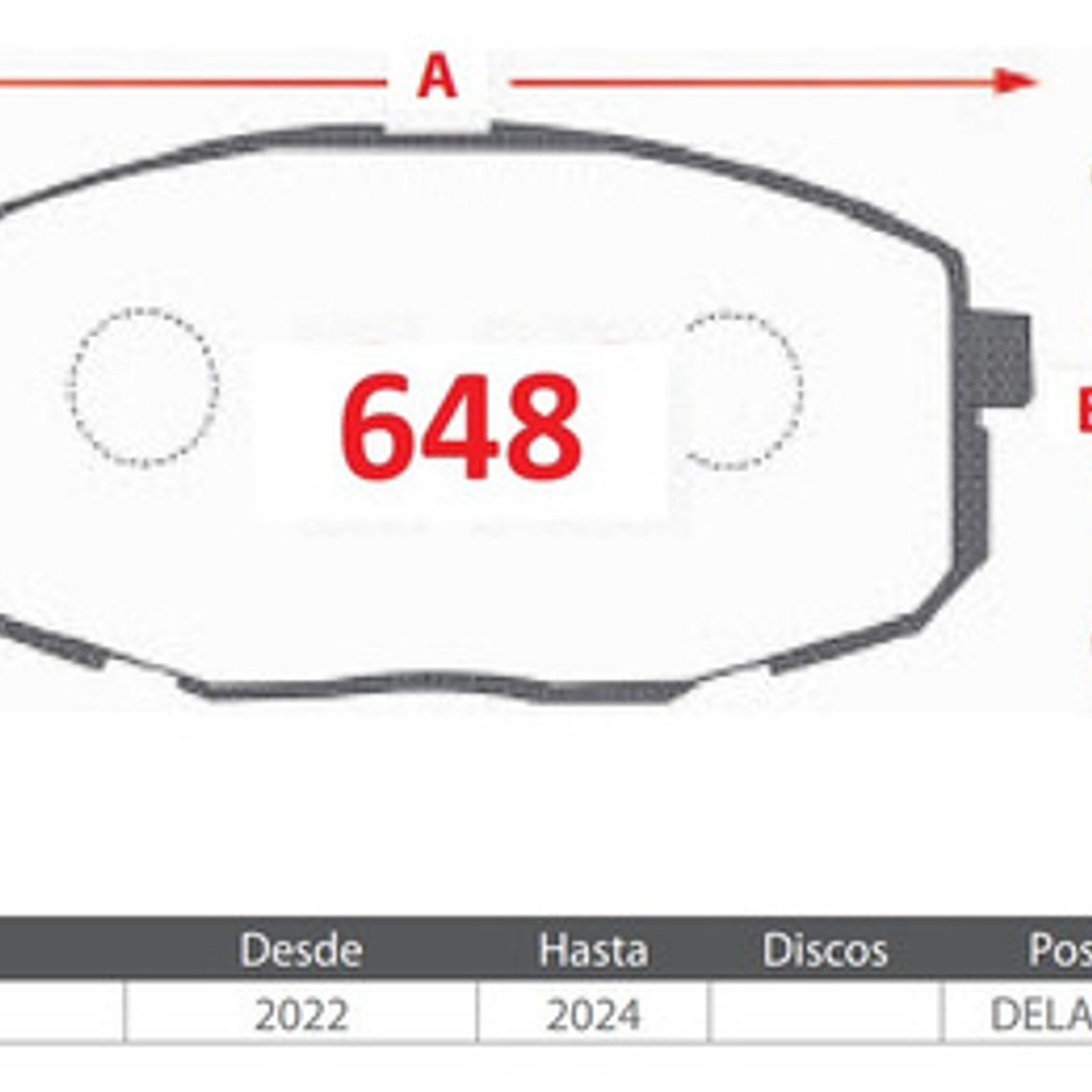 Kit Pastillas Freno Gtx Para Byd Yuan 2022 2024 4