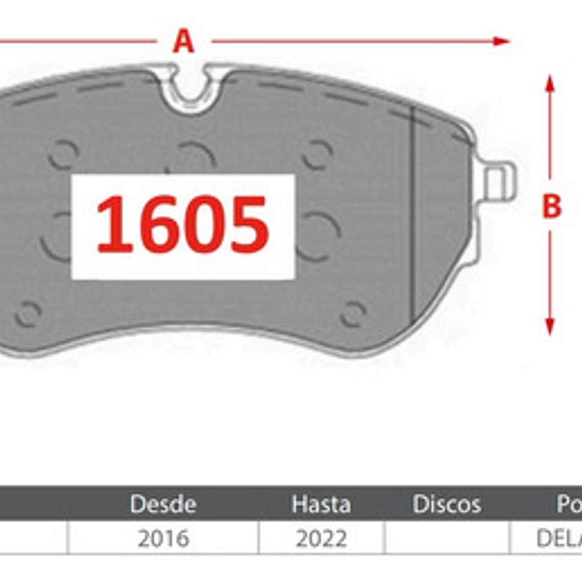 Pastillas Freno Delanteras Cerámica Volkswagen Amarok 3.0 2