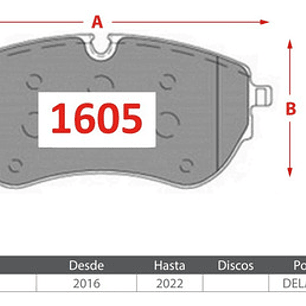 Pastillas Freno Delanteras Cerámica Volkswagen Amarok 3.0