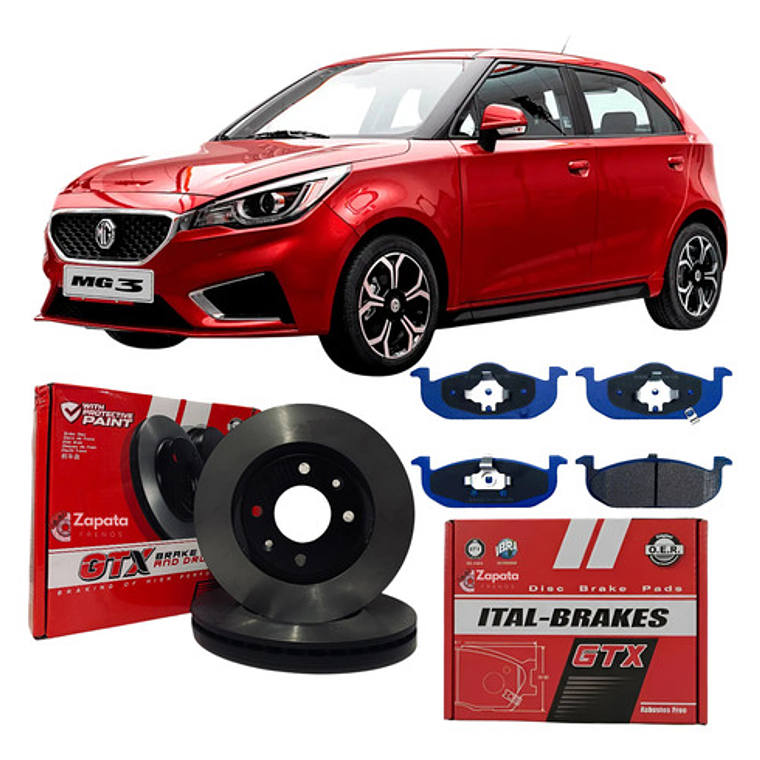 Discos De Freno Delanteros + Pastillas Gtx - Mg3 1.5 1
