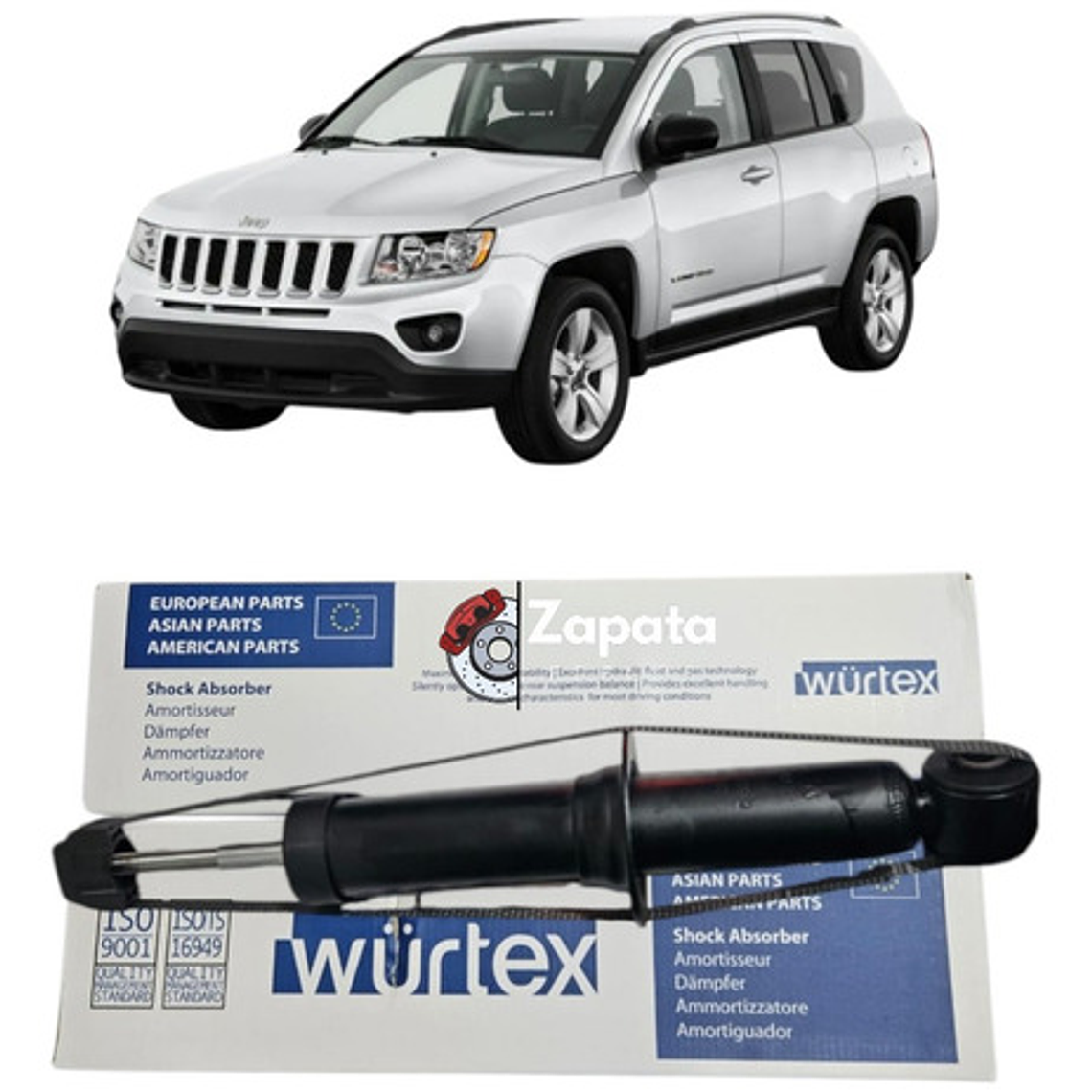 Kit Amortiguadores Traseros Jeep Compass 2.4 2006 - 2017 1