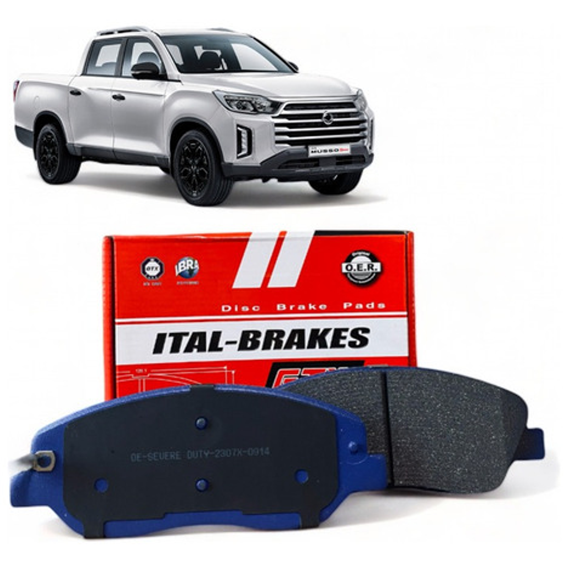 Kit Pastillas Freno Ssangyong Grand Musso 2018 2021 1