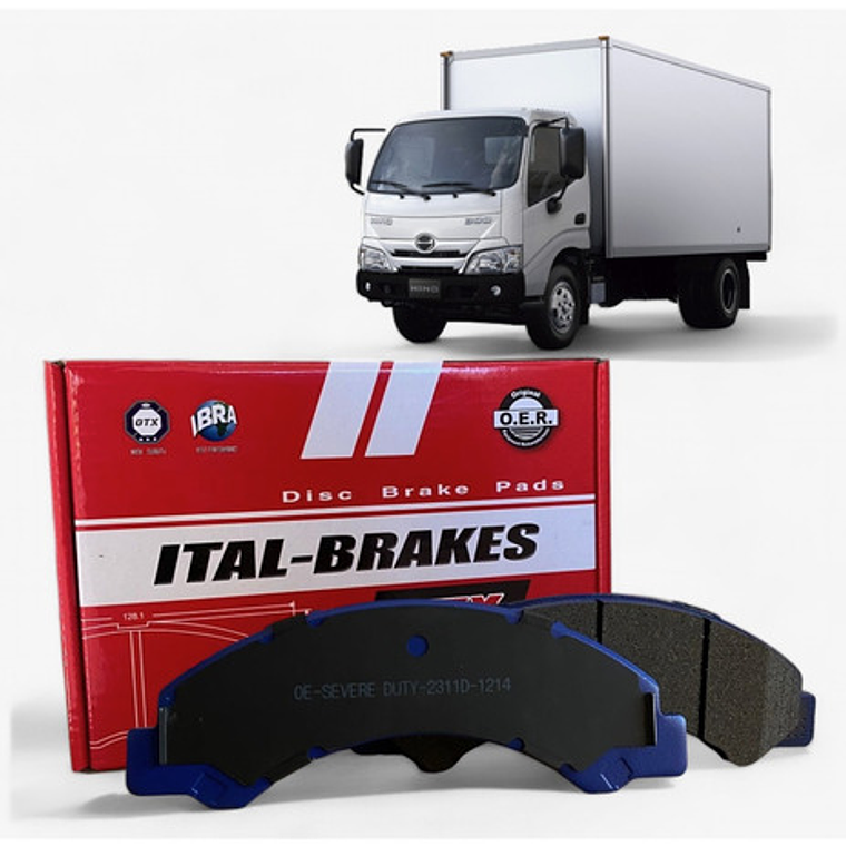 Pastillas Freno Delanteras Hino Xzu Marca Gtx 1