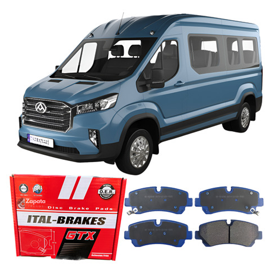 Pastillas Freno Traseras Maxus Deliver 9 Año 2020 + 1