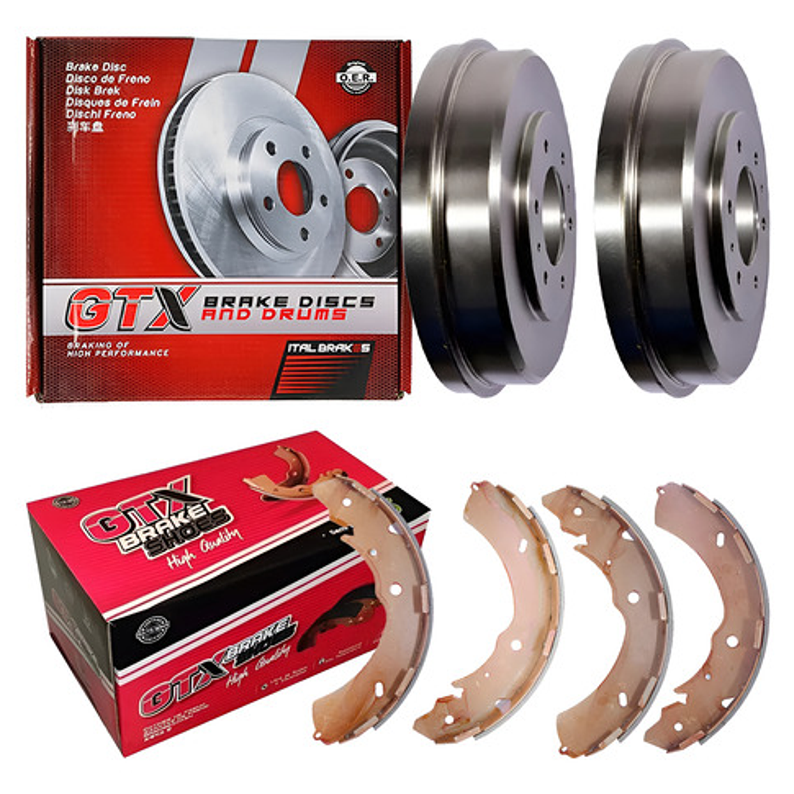 Tambores Freno + Balatas Para Mitsubishi L200 2006 2024 1