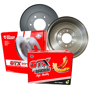 Tambores + Balatas De Freno Gtx Para Kia Rio 4 2012 +