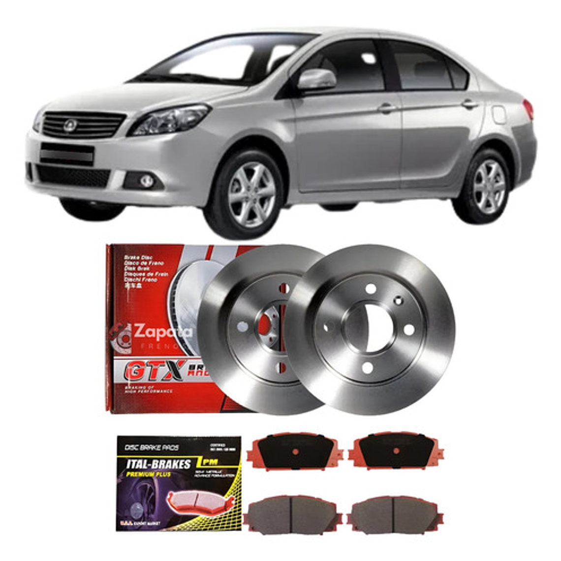 Discos Freno Y Pastillas Para Greatwall Voleex C30 2011 2021 1