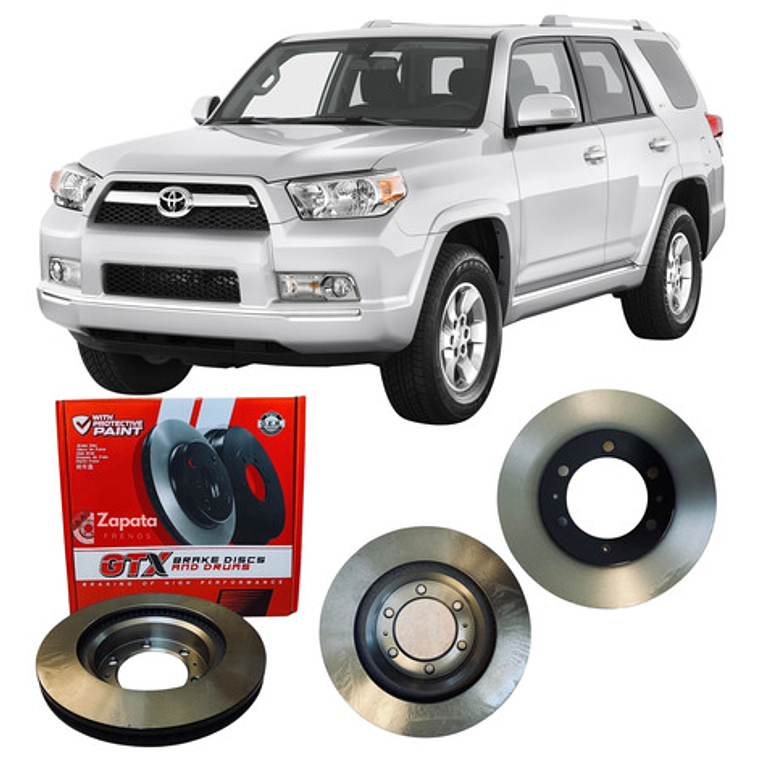 Discos De Freno Gtx Traseros Toyota 4 Runner 2009 - 1