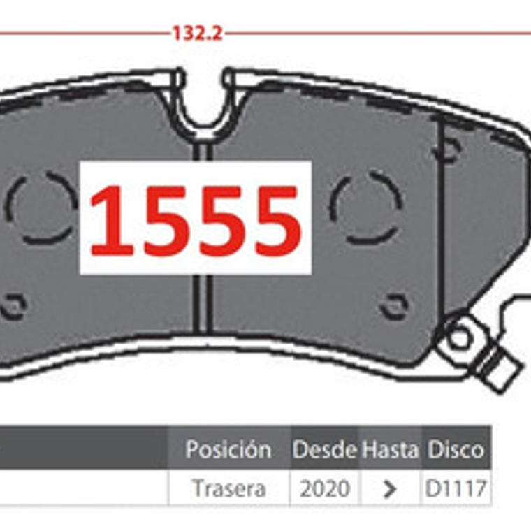 Pastillas Freno Delanteras + Tras Maxus Deliver 9 Año 2020 + 4