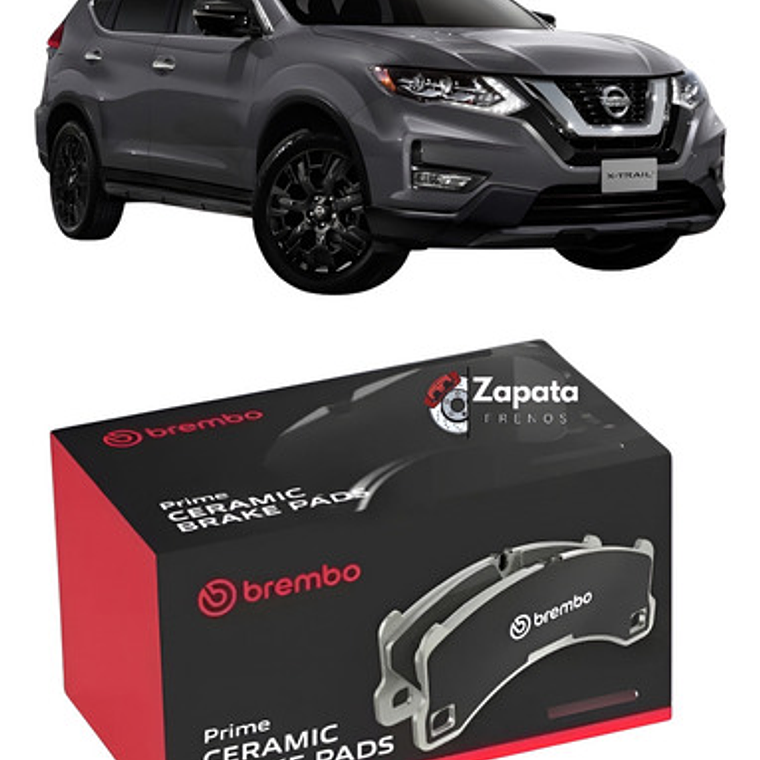 Pastillas Frenos Traseras Brembo Nissan X-trail 2014-2022 1