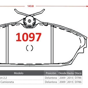 Pastillas De Freno Delanteras Gtx - Tata Xenón 2009-20015