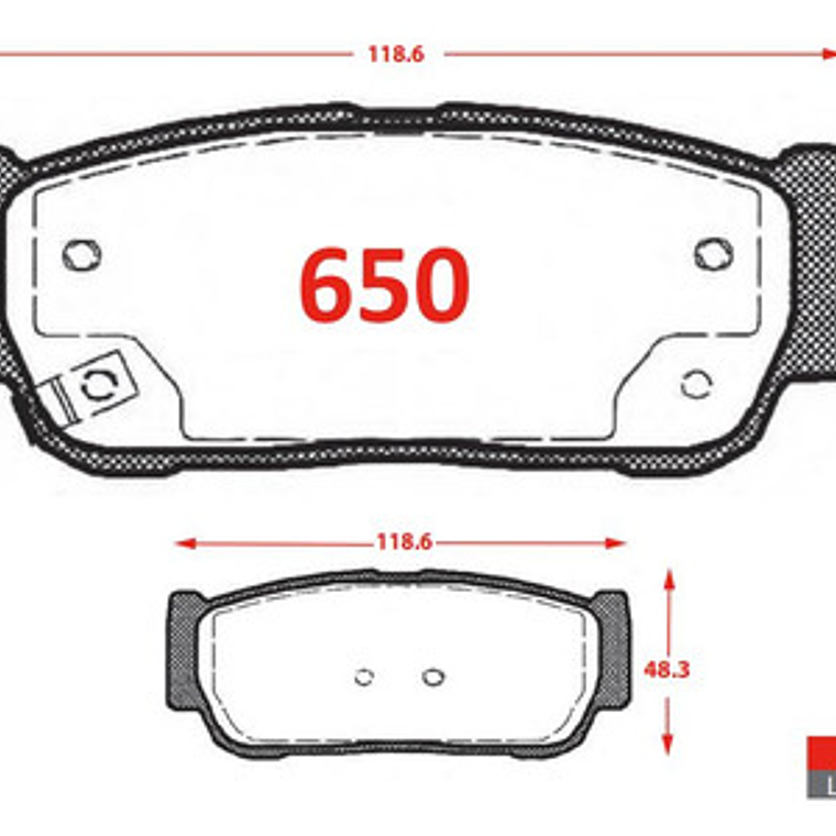Pastillas Freno Traseras Cerámica Para Jac T6-t8 2016-2021 2