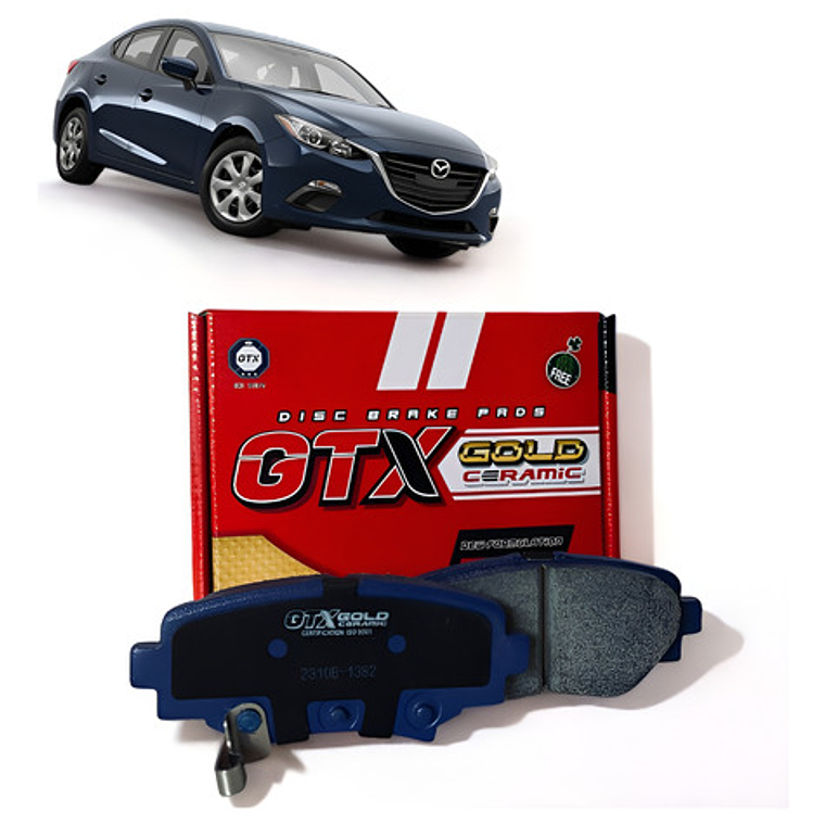 Pastillas Freno Delant+tras Mazda 3 Ceramicas 2014 - 2019 1