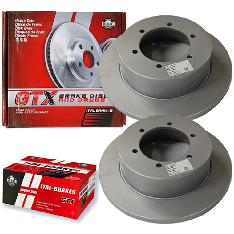 Discos Freno Tras + Pastillas  Maxus Deliver 9 V90 2021 2024 3