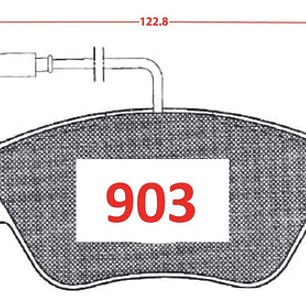 Pastillas De Frenos Delanteras Dodge Ram Van 700 City 2018+