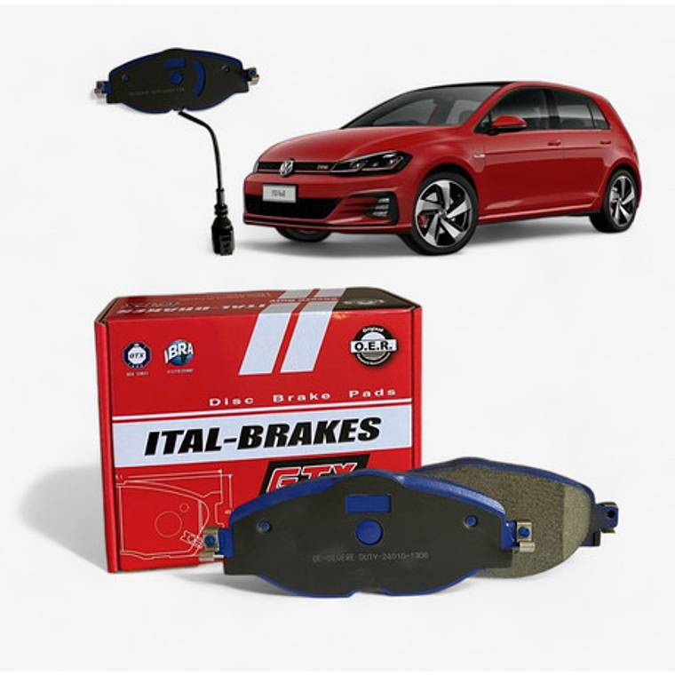 Discos Freno Delanteros + Pastillas Volkswagen Golf 2012+ 5