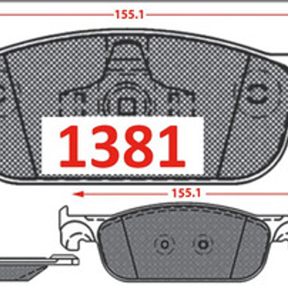 Pastillas Freno Delanteras Nibk - Renault Clio 1.2 Año 2012+ 2