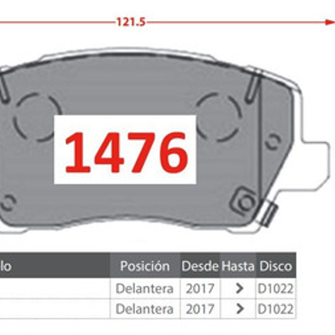 Pastillas De Freno Delanteras Gtx Cerámica Kia Morning 2017+ 2