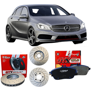 Discos Y Pastillas Freno Cerámica Del - Mercedes Benz A200