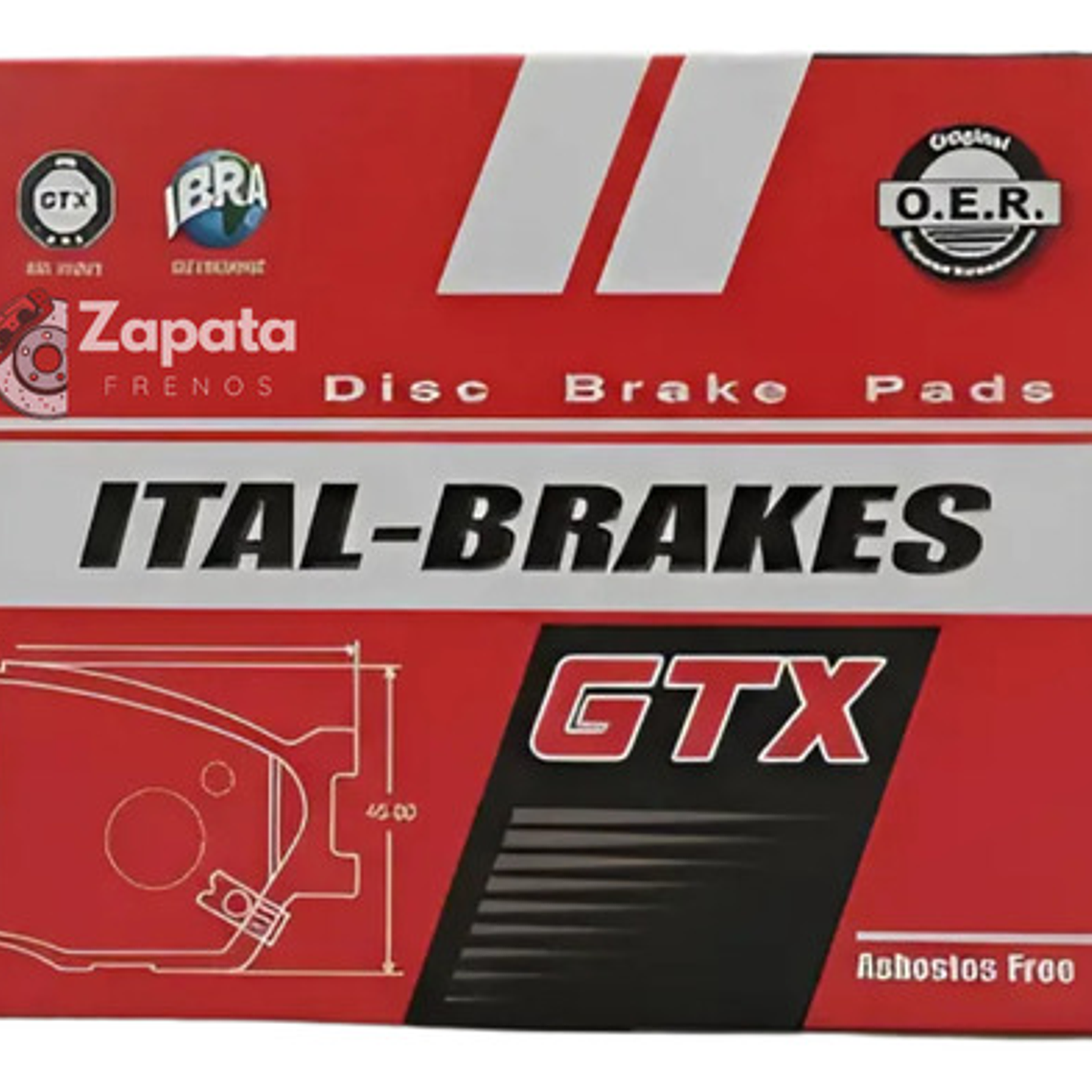 Pastillas Freno Delanteras Chevrolet Silverado +2019 Gtx 1