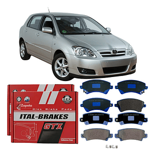 Pastillas De Frenos Del Y Tras Toyota Corolla 1.6 2004-2007
