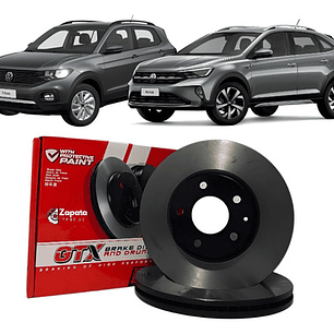 Discos De Freno Gtx Delanteros Volkswagen Nivus 2022 +