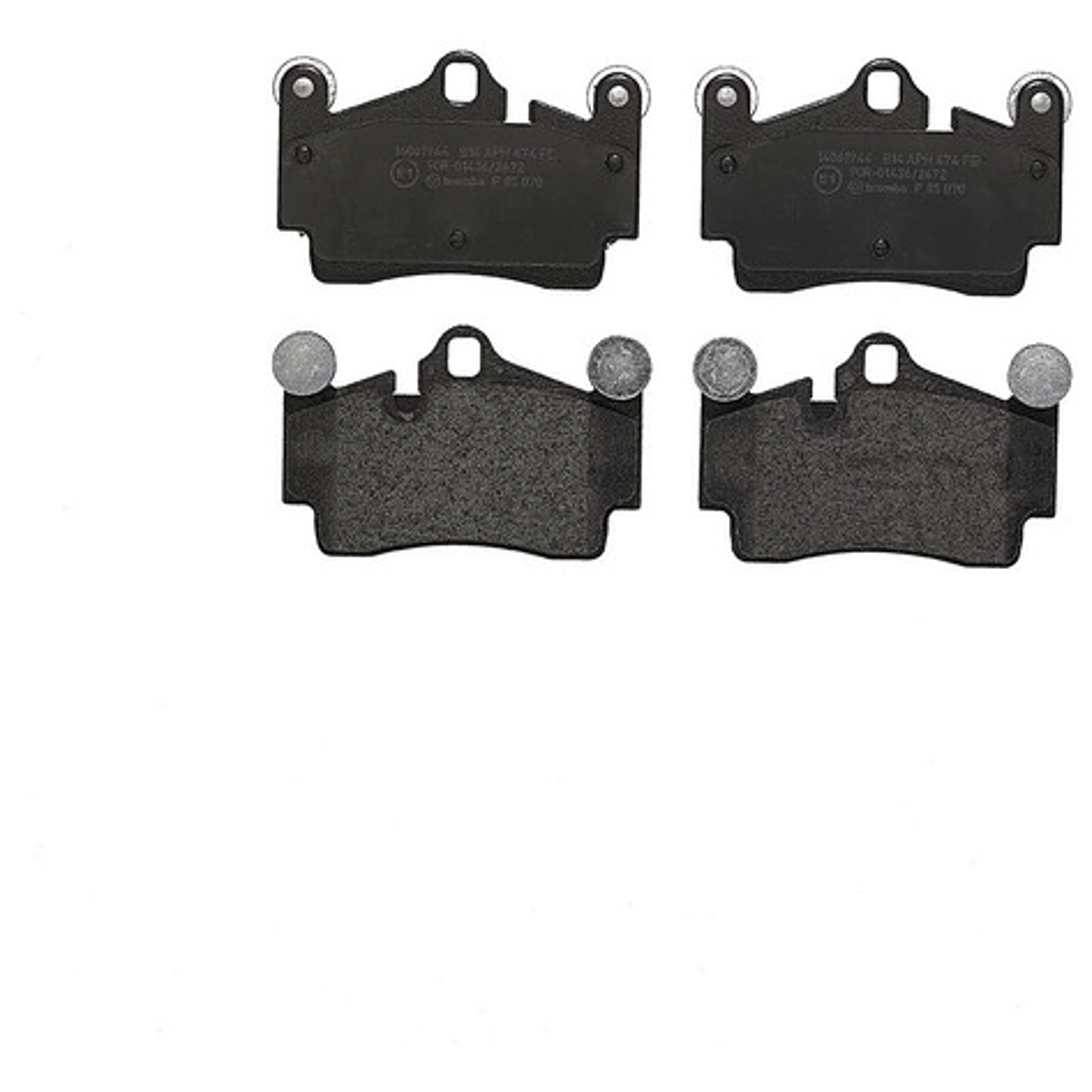 Pastillas Freno Traseras Brembo Porsche Boxster 2012 + 3