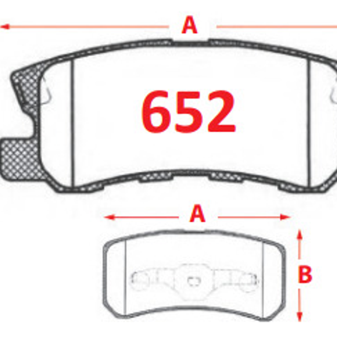 Pastillas De Frenos Traseras Mitsubishi Outlander 2007-2014 2