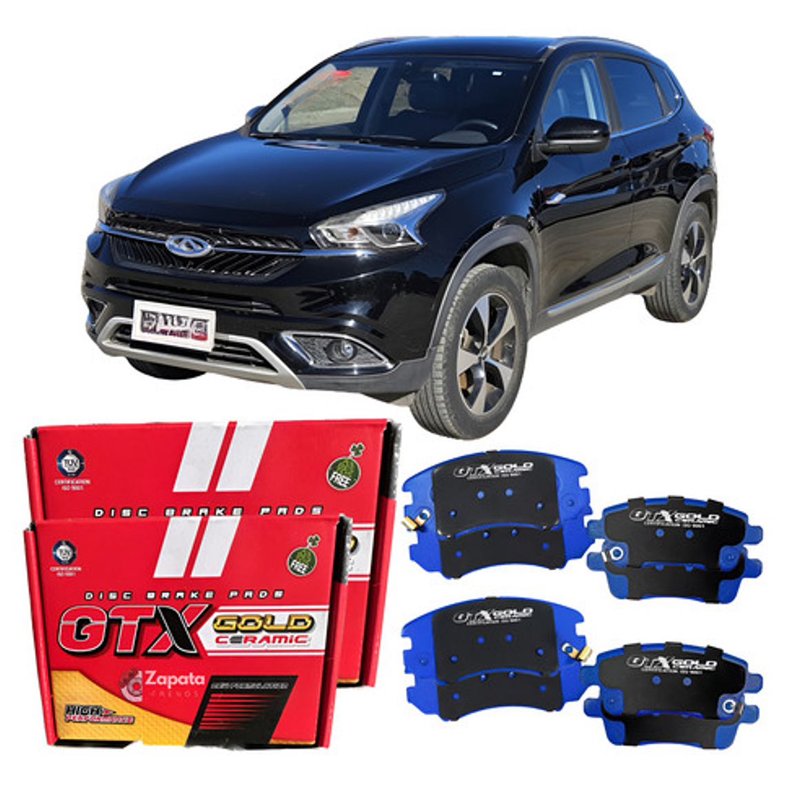 Pastilla Freno Gtx Delant Para Chery Tiggo 7 Pro 2022 2024 1