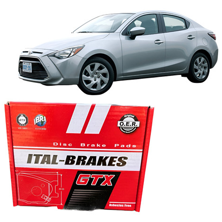 Pastillas De Frenos Delanteras Toyota Yaris 1.5 2014-2019 1