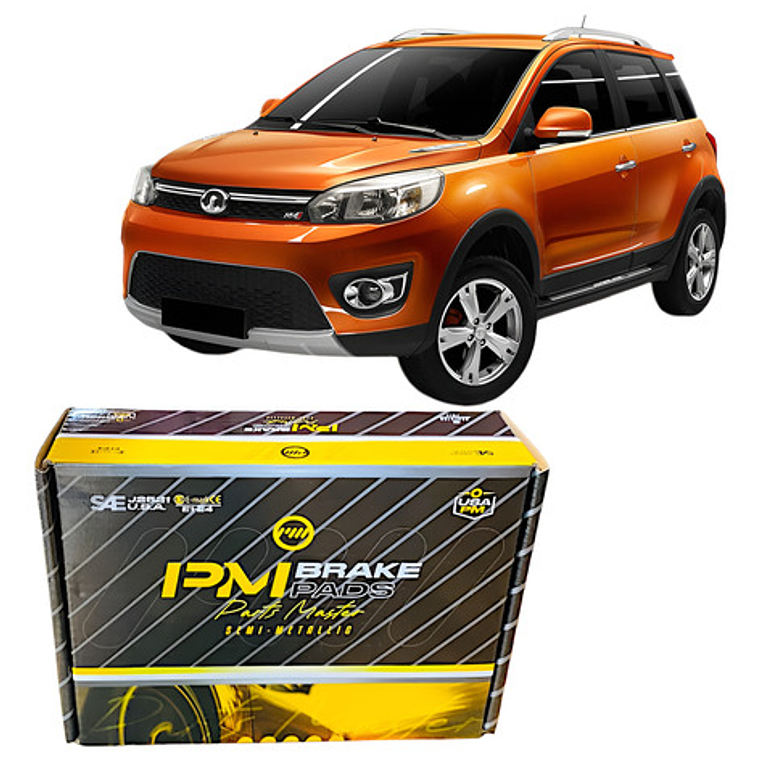 Great Wall M4 Pastillas Freno Delanteras Y Traseras 1
