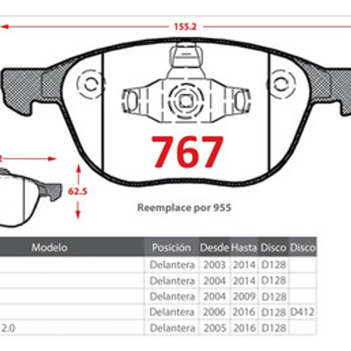 Kit Discos De Freno + Pastillas Mazda 3 2003-2013 3
