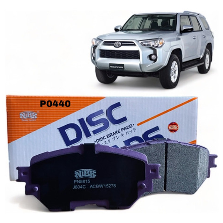Pastillas Freno Traseras Nibk Toyota 4 Runner Año 2003- 1