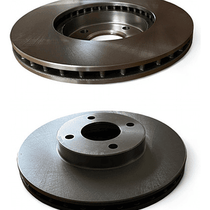 Par Discos Freno Delanteros Para Nissan Kicks 2017+