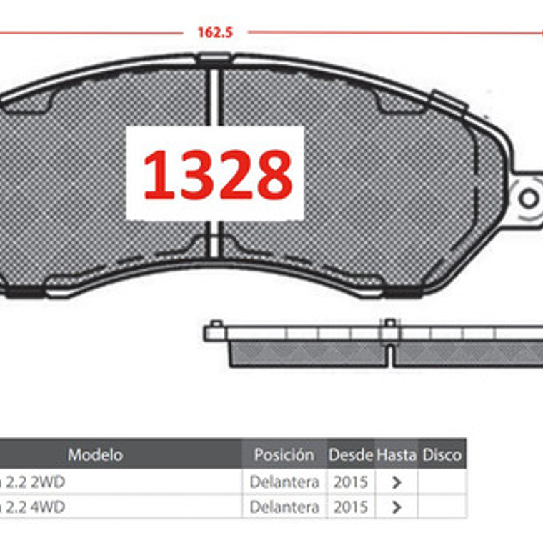 Pastillas De Freno Delanteras Gtx - Tata Xenón 2015 + 3