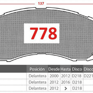 Pastillas De Frenos Delanteras Subaru Impreza Año 2000 +