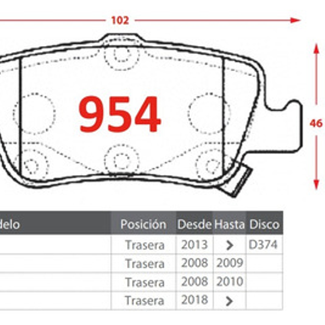 Pastillas Frenos Delant + Tras Gtx Toyota Corolla 2014-2018 4