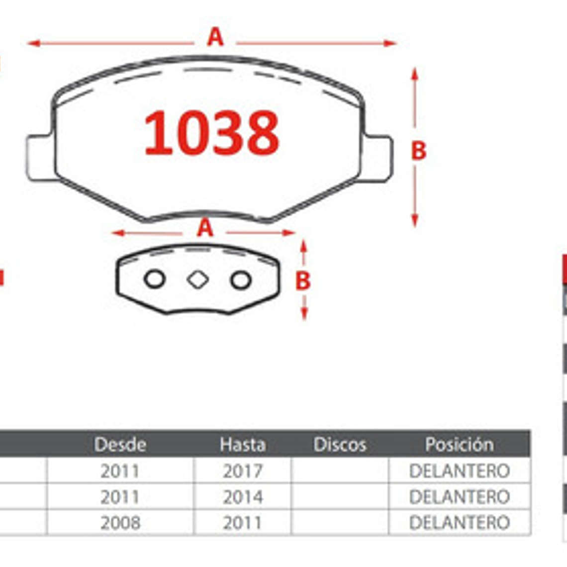 Pastillas De Frenos Del Y Tras Chery Beat 2012-2017 3