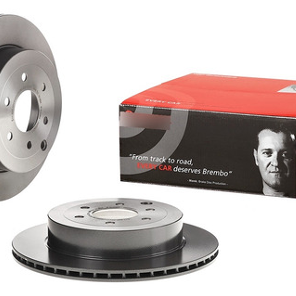 Discos De Freno Traseros Brembo Mercedes Benz X250 2017 + 1