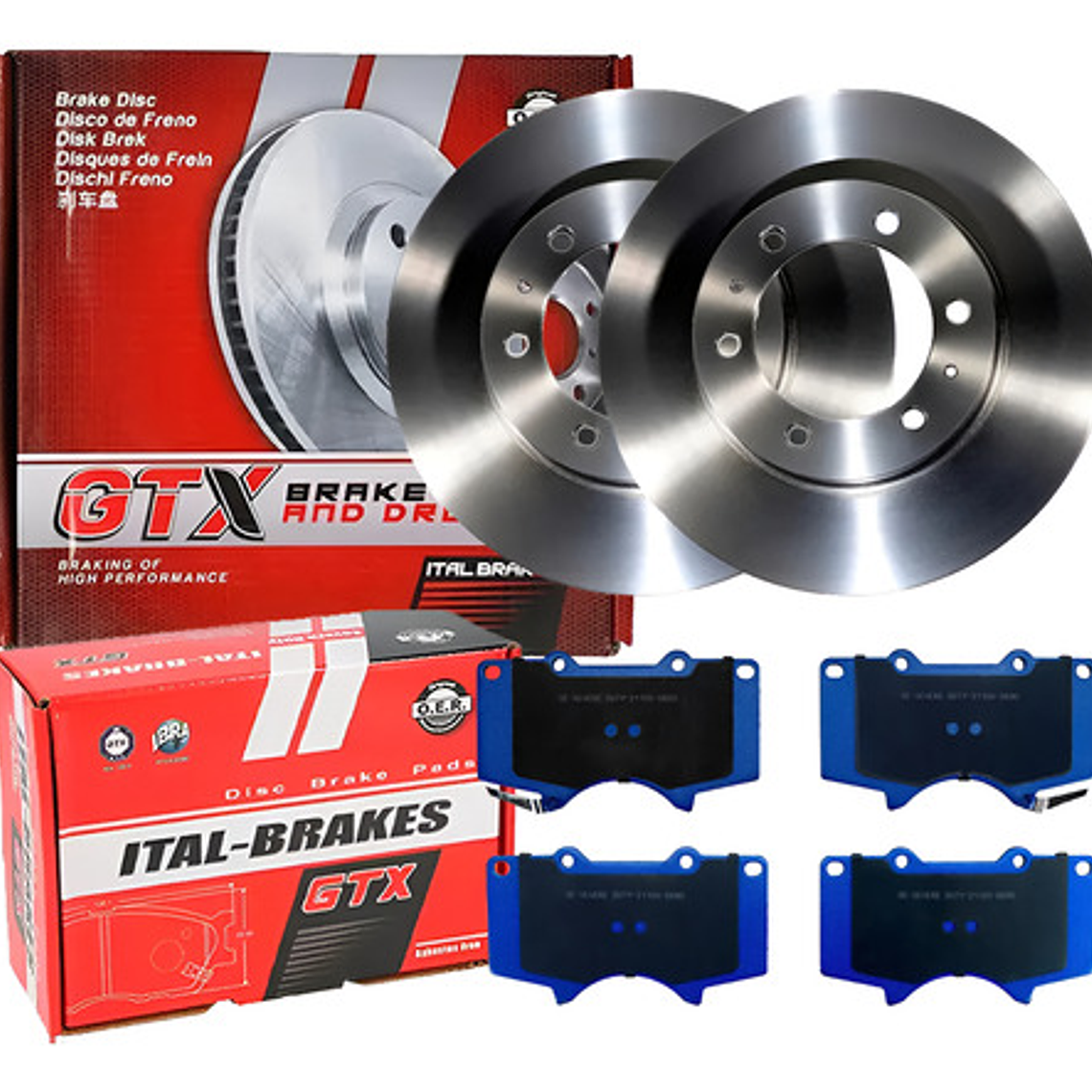 Discos Freno Delantero + Pastilla Toyota 4 Runner 2003-2010 1