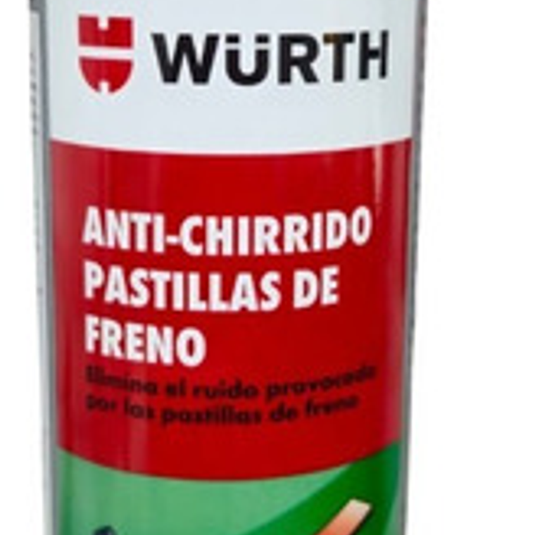 Antichirridos Para Pastillas De Frenos Wurth 300 Ml 1