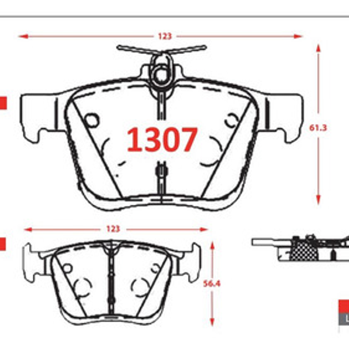 Kit Pastillas Freno Del + Tras Gtx Para Mg 6 Año 2019 2023 2