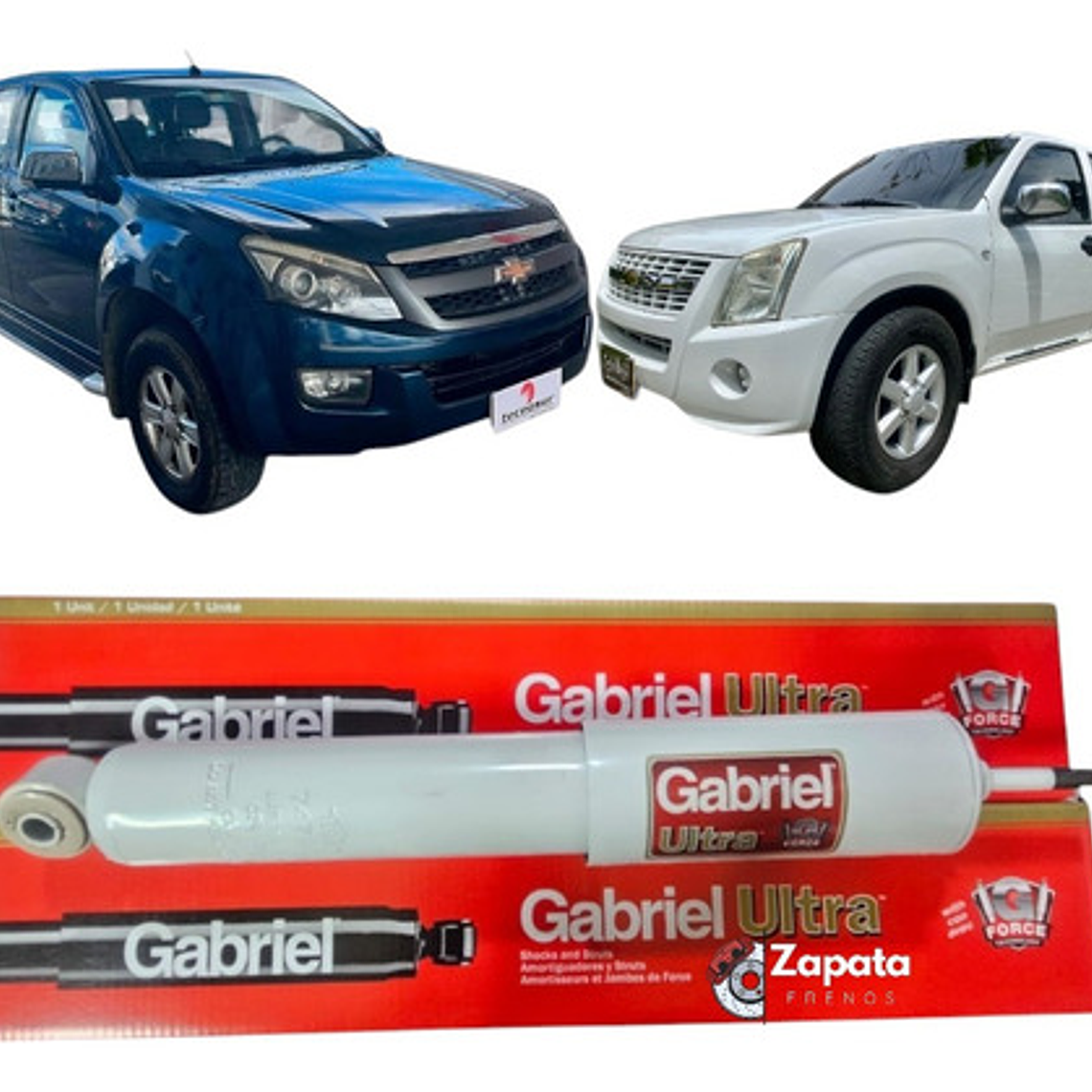 Par Amortiguadores Delanteros Chevrolet D-max 4wd 2005 2015 1