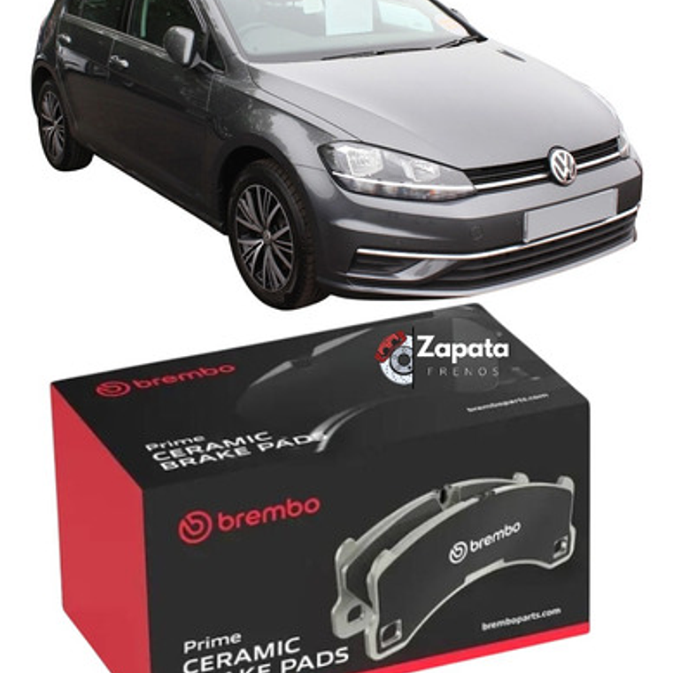 Pastillas Freno Delanteras Brembo Volkswagen Golf 2013 + 1
