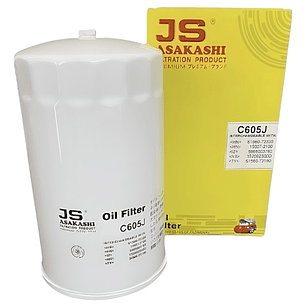 Filtro Aceite Hino Xzu Serie 300 - Japonés - Js Asakashi